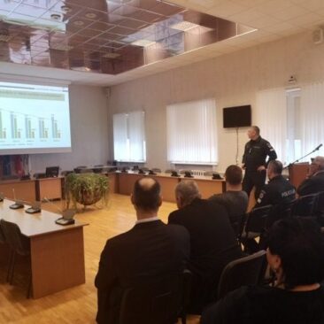 Skuodo rajono policijos komisariato pareigūnai pristatė metinius veiklos rezultatus