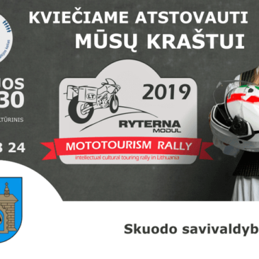 Kviečiame atstovauti Skuodo kraštui intelektualioje kelionėje motociklais po Lietuvą