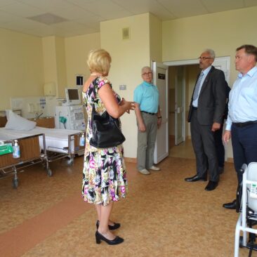Skuodo rajono savivaldybėje lankėsi Respublikinės Klaipėdos ligoninės vadovai