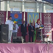 Skuodo rajono savivaldybės atstovų delegacija – Khoroshiv miesto šventėje