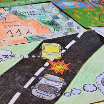 13-os mokinių piešiniai papuoš civilinės saugos 2020 metų kalendorių