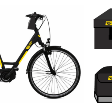 15 miestelių laiškininkai siuntas pristatys elektriniais dviračiais