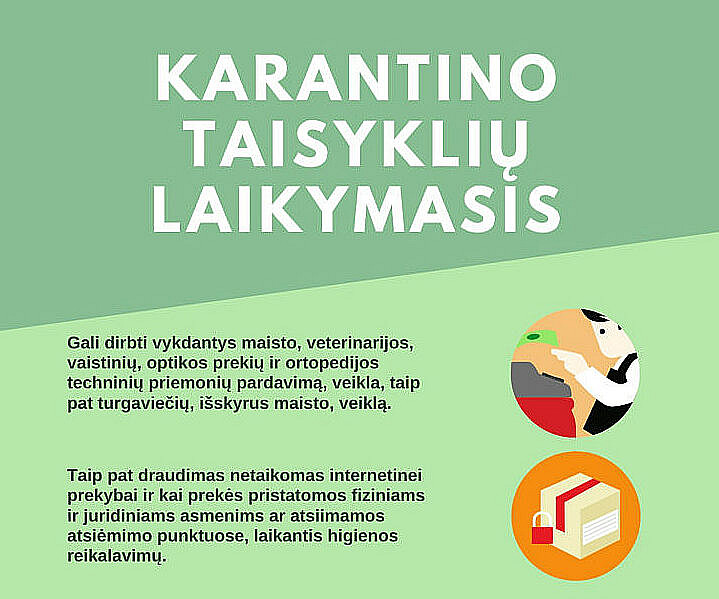 Už karantino režimo taisyklių nepaisymą gresia baudos, prašoma susitelkimo ir supratingumo