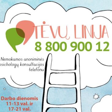 Karantino metu „Tėvų linija“ veikia įprastai – darbo dienomis 11–13 val. ir 17–21 val.