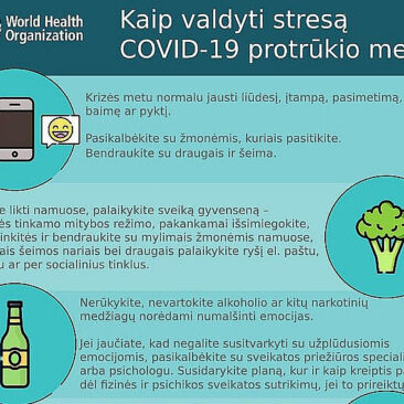 Streso valdymo rekomendacijos Covid-19 laikotarpiu