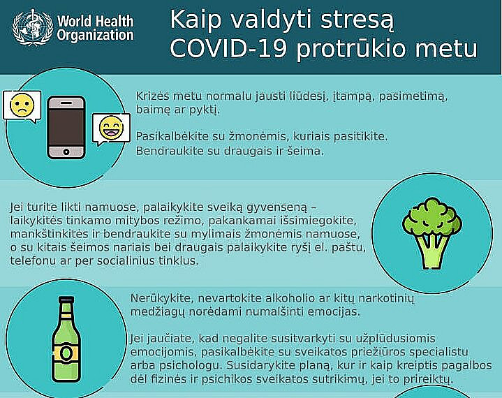 Streso valdymo rekomendacijos Covid-19 laikotarpiu