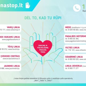 Emocinė ir psichologinė sveikata – svarbu