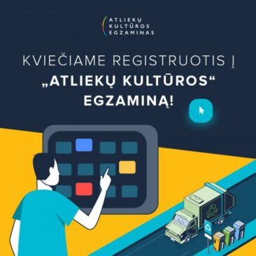 Kviečiame dalyvauti „Atliekų kultūra“ egzamine