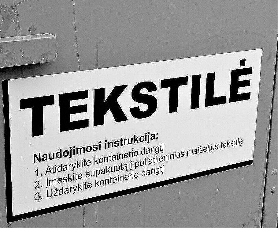 Savivaldybės administracija pasirašė tekstilės atliekų surinkimo sutartį