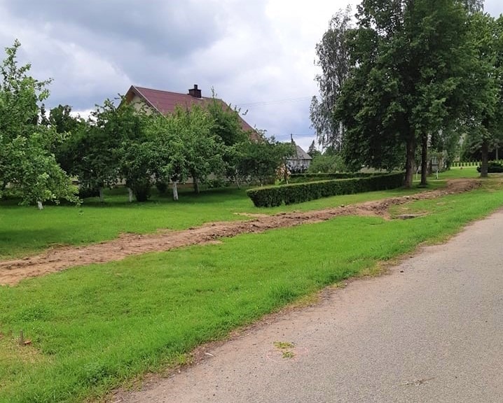 Rukuose Jaunimo gatvėje sutvarkytas drenažas