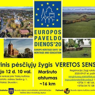 Europos paveldo dienoms paminėti – edukacijos, pėsčiųjų žygis, fotografijų konkursas