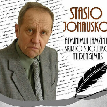 Kviečiame į Stasio Jonausko atminimui įamžinti skirto suoliuko atidengimo iškilmes