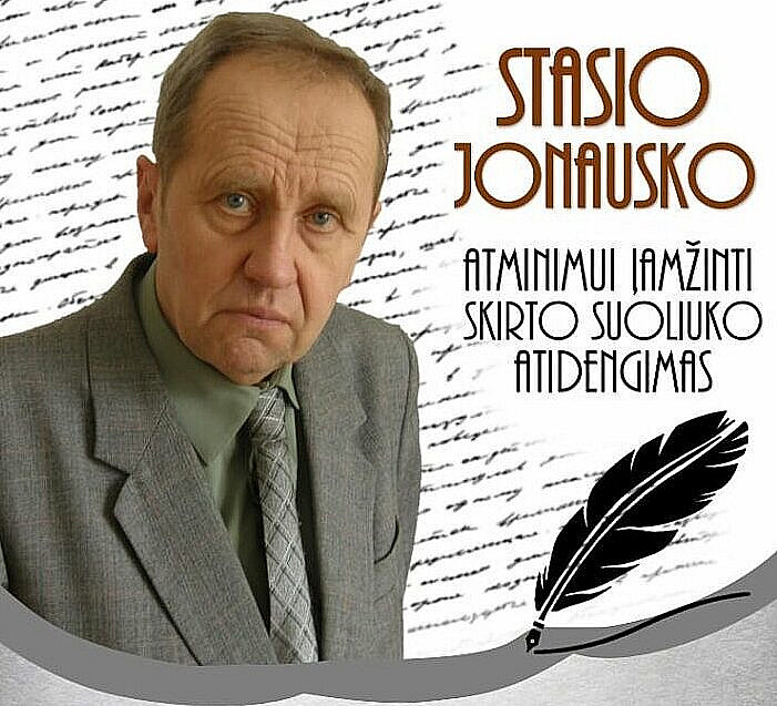 Kviečiame į Stasio Jonausko atminimui įamžinti skirto suoliuko atidengimo iškilmes