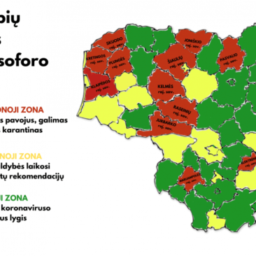 Vyriausybė nusprendė – Skuodo rajonas patenka į raudonąją zoną
