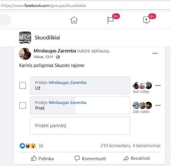 Paaiškinimas dėl karinio poligono Skuodo rajone