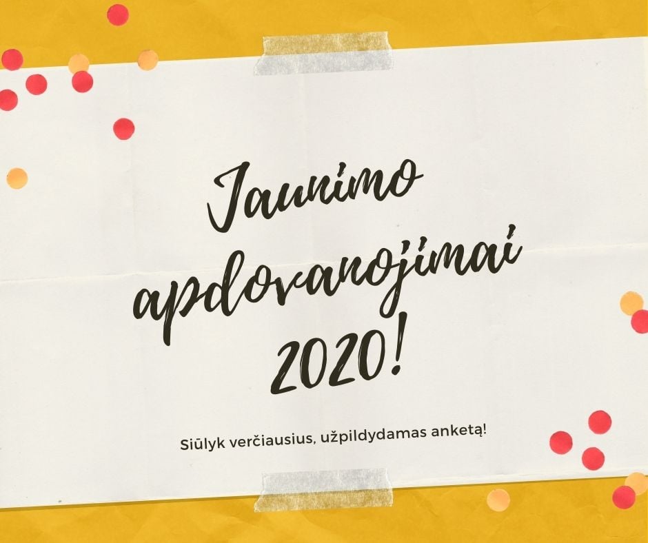 Padėkokite Skuodo rajono jaunuoliams ir organizacijoms už aktyvią, rajoną garsinančią veiklą: siūlykite nominantus