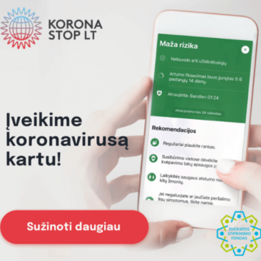 Programėle KoronaStopLT naudojasi vis daugiau žmonių