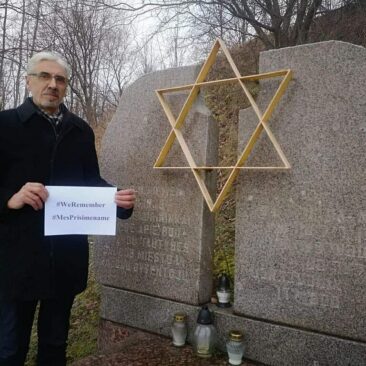 Savivaldybės meras prisijungė prie pasaulinės Holokausto aukų atminimo akcijos