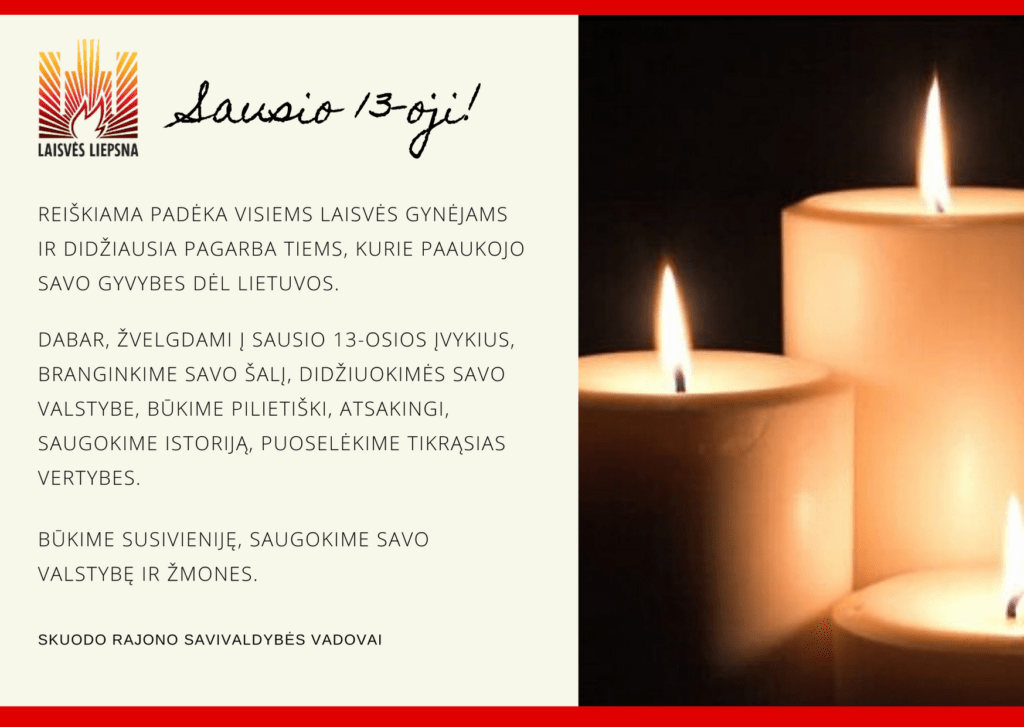 Minima Sausio 13-oji – Laisvės gynėjų diena