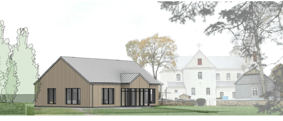 Visuomenės informavimas apie numatomą pastato – altarijos (Un. Nr. 7589-1000-2015) rekonstravimo į klebonijos pastatą ir ūkinio pastato naujos statybos Skuodo r. sav., Mosėdžio sen., Mosėdžio mstl., Muziejaus g. 4, projektavimą