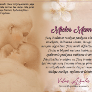 Seimo narys Valius Ąžuolas sveikina su Motinos diena