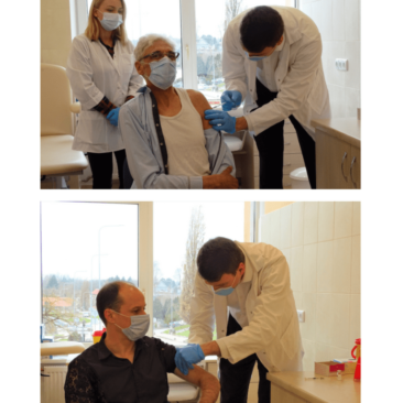 Skuodo rajono savivaldybės meras ir Savivaldybės administracijos direktorius pasiskiepijo „AstraZeneca“ vakcina: vadovai ragina skiepytis ir gyventojus