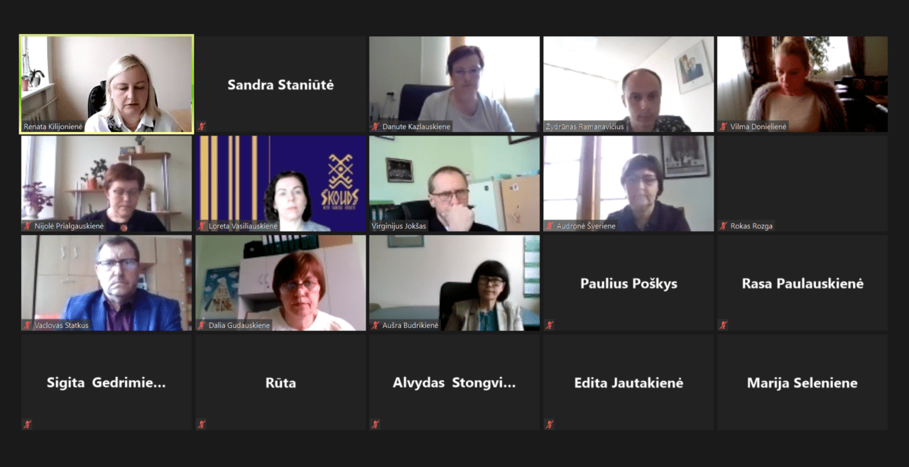 Mokinių profilaktinio testavimo galimybės aptartos nuotoliniame susitikime