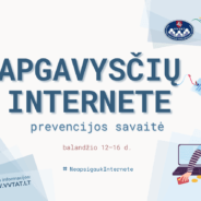 Startuoja Apgavysčių internete prevencijos savaitė – #NeapsigaukInternete