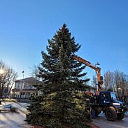 Skuodo mieste jau ruošiamasi Kalėdoms