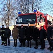 Skuodo rajono savivaldybės priešgaisrinės tarnybos autoparkas papildytas dar vienu automobiliu