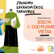 Jaunimo savanoriškos tarnybos 2022 m. I-ojo pusmečio programa: pratęsta registracija