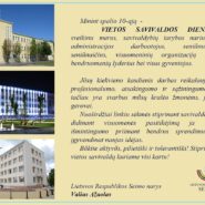 LR Seimo nario Valiaus Ąžuolo sveikinimas Vietos savivaldos dienos proga!