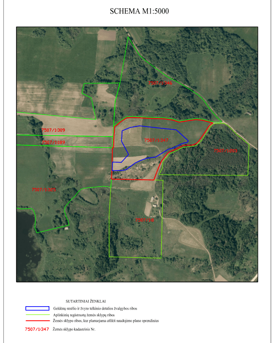Skuodo rajono Geldėnų smėlio ir žvyro telkinio išteklių naudojimo plano rengimo projektas: galima teikti pasiūlymus