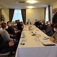 Popietėje su rajono verslininkais apie darbus, planus ir lūkesčius