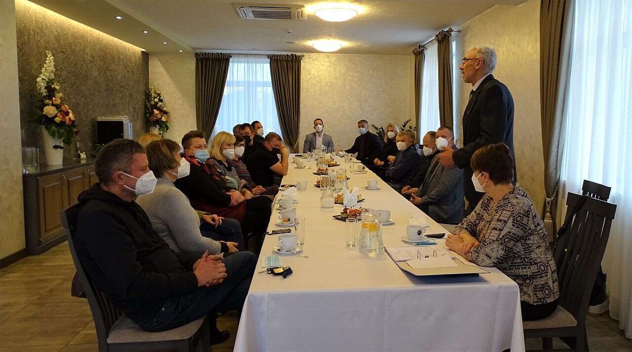 Popietėje su rajono verslininkais apie darbus, planus ir lūkesčius