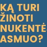 Dėl elektroninio leidinio nukentėjusiems asmenims