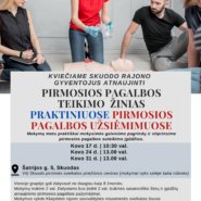 Praktiniai pirmosios pagalbos užsiėmimai