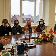 Skuode susitikimas su Erasmus+ programos dalyviai