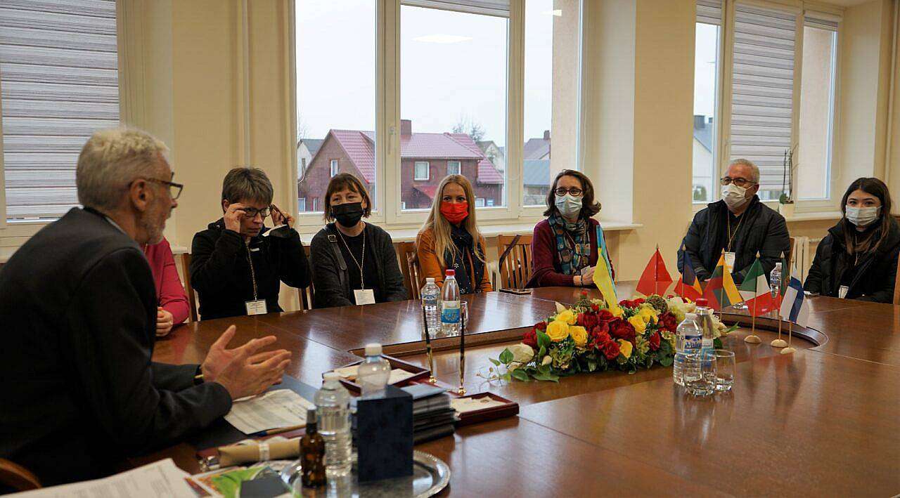 Skuode susitikimas su Erasmus+ programos dalyviai