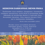Sveikiname su Lietuvos medicinos darbuotojų diena!