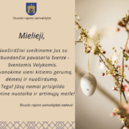 Sveikiname su šv. Velykomis!