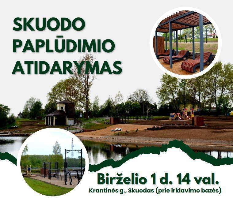 Kviečiame į Skuodo paplūdimio atidarymą!