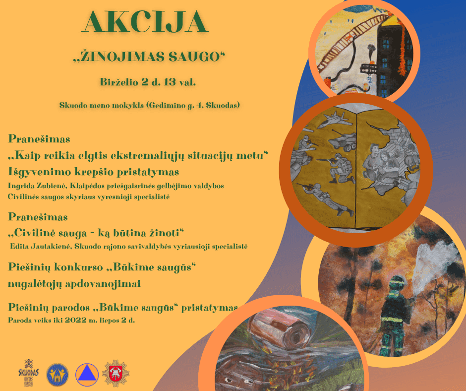 Kviečiame į akciją „Žinojimas saugo“