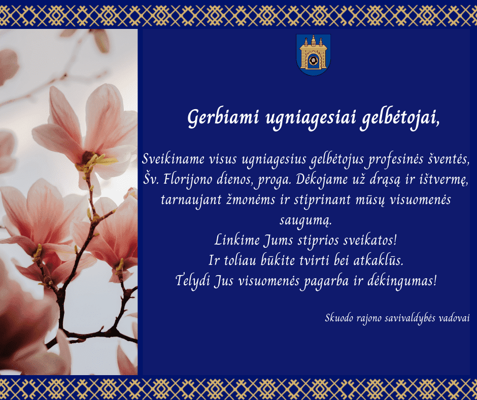 Sveikiname Šv. Florijono dienos proga!