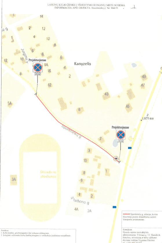 Skuodo šventės metu, birželio 3-5 d., bus ribojamas eismas