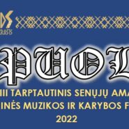 Kviečiame į XVIII Tarptautiniame senųjų amatų, archajinės muzikos ir karybos festivalį APUOLĖ!