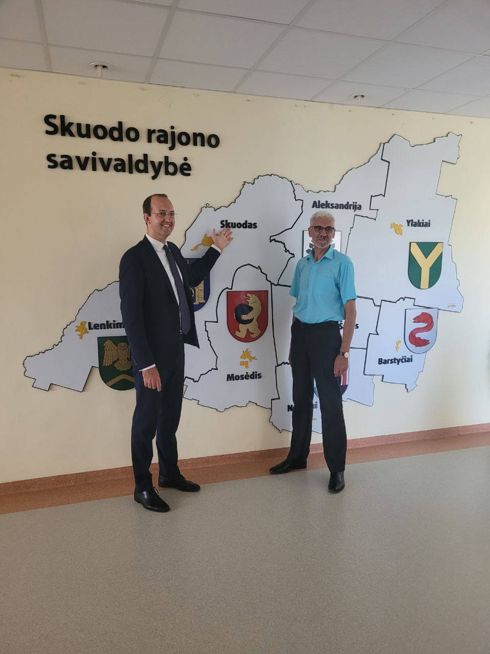 Susisiekimo ministerijos atstovai lankėsi Skuode