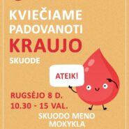 Kviečiame padovanoti kraujo!