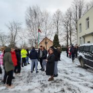 Civilinės saugos evakuacinės pratybos Skuodo amatų ir paslaugų mokykloje