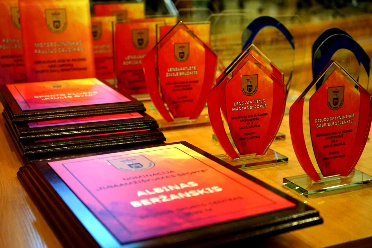 Pagerbti 2022 metų sportininkai ir treneriai